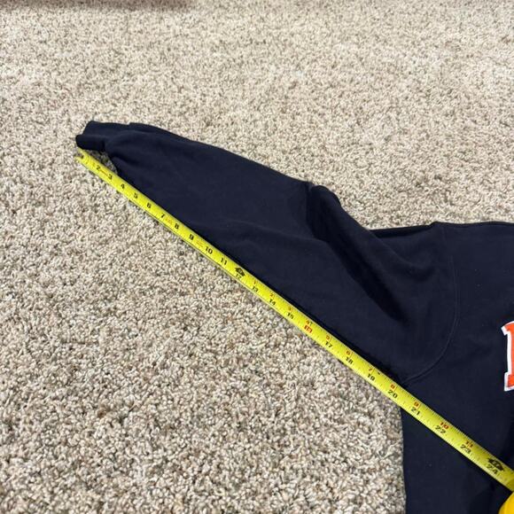 Princeton College University Spellout Champion Black and Orange Crewnecks Sz.M - Picture 7 of 7